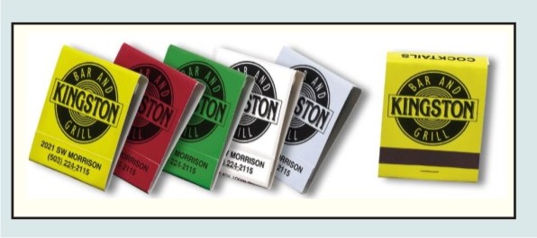 custom printed matchbooks